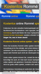 Mobile Screenshot of kostenlos-romme-spielen.de